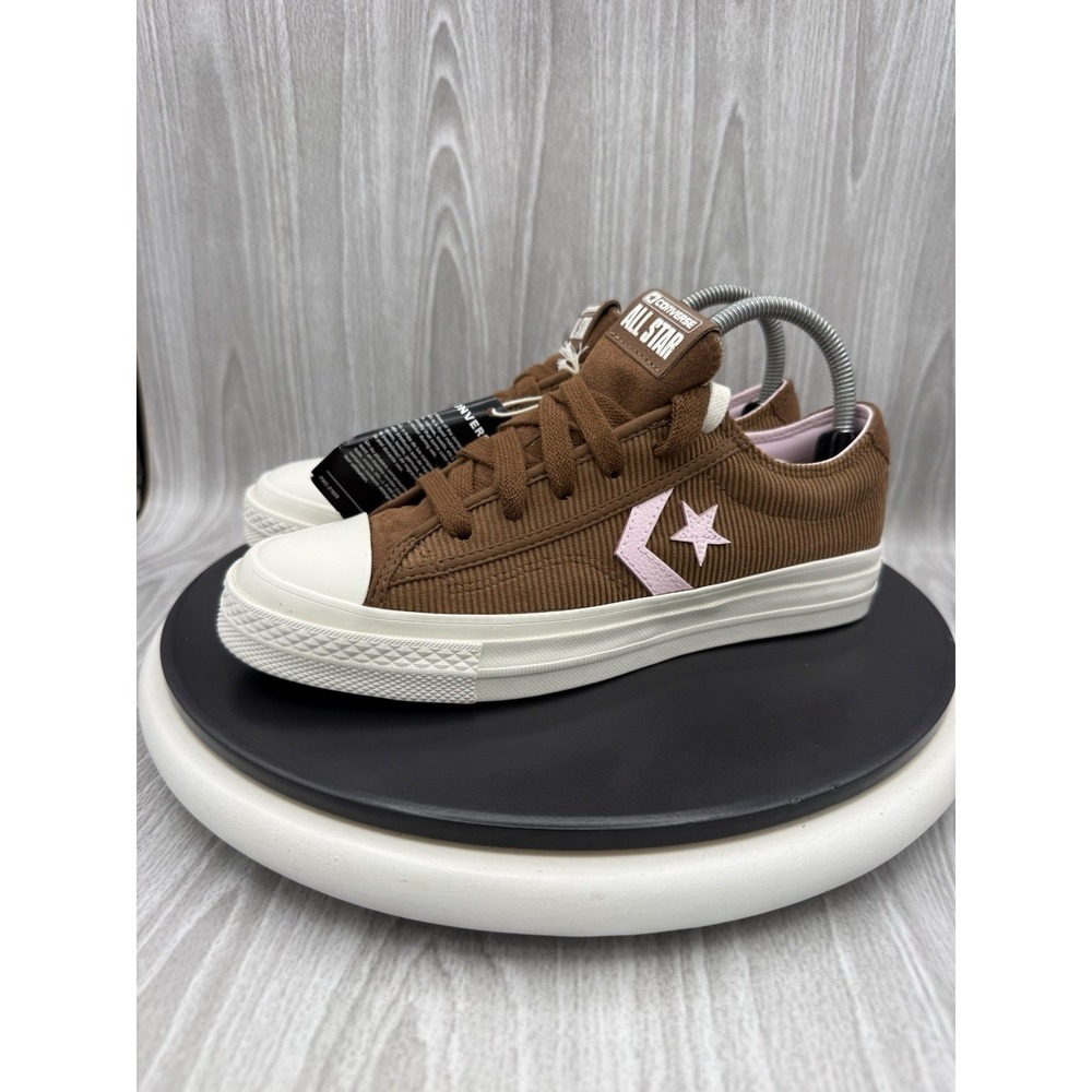 Converse Star Player 76 Low Womens Sz 7 Dark Whiskey Corduroy Pink Casual Shoes